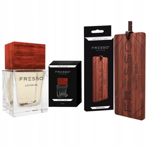 Infinity Bliss Car Perfume and Wooden Pendant