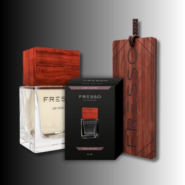 Dark Delight Car Perfume and Wooden Pendant