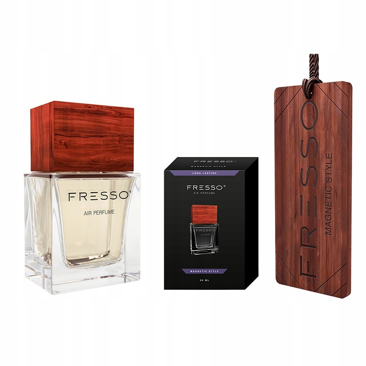 Magnetic Style Car Perfume and Wooden Pendant