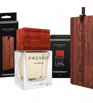 Signature Man Car Perfume and Wooden Pendant