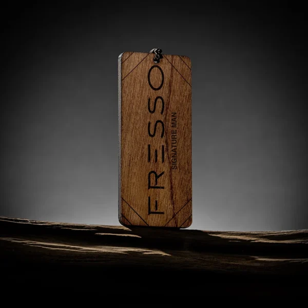 Signature Man Wooden Pendant - Image 2