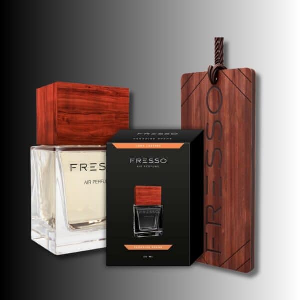 Paradise Spark Car Perfume and Wooden Pendant