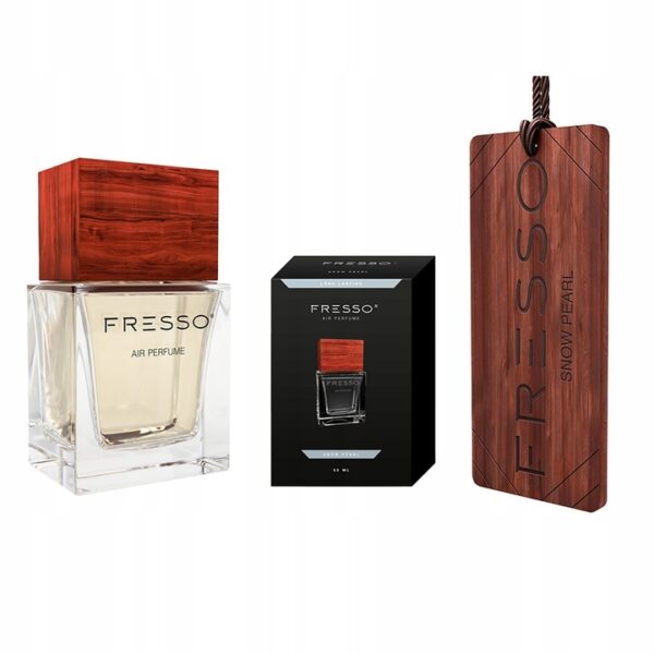 Snow Pearl Car Perfume and Wooden Pendant