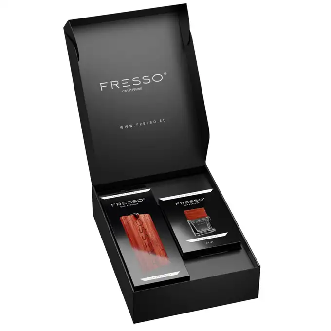 Gift Box Infinity Bliss Car Perfume and Wooden Pendant