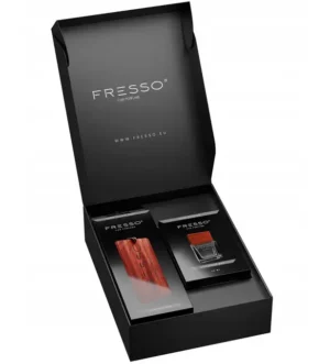 Gift Box Signature Man Car Perfume and Wooden Pendant